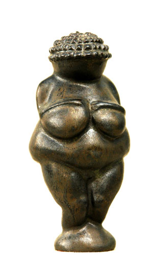 Venus von Willendorf - Kunstwerk - Kunstobjekt aus glasiertem Steinzeug des Künstlers Jürgen Wulf aus Hamburg